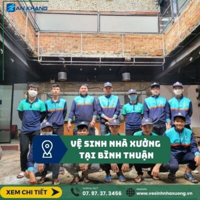 vệ sinh nhà xưởng tại bình thuận